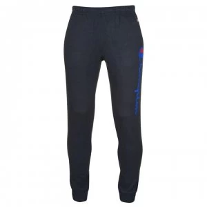 Image of Champion Large Logo Cuffed Sweatpants - Navy