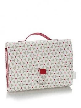 Image of Victoria Green Threefold Hanging Wash Bag - Starflower Sage