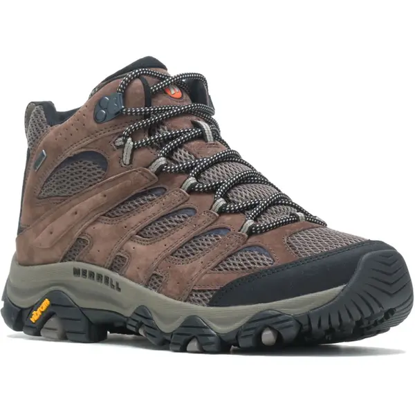 Image of Merrell Mens Moab 3 Mid GTX Waterproof Walking Hiking Boots - UK 8 Brown male PS3763BRA8