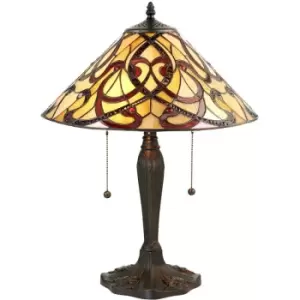 Image of Ribbon, glass and resin lamp