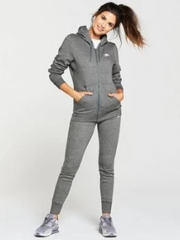 Image of Nike Sportswear Fleece Tracksuit Grey Size M Women