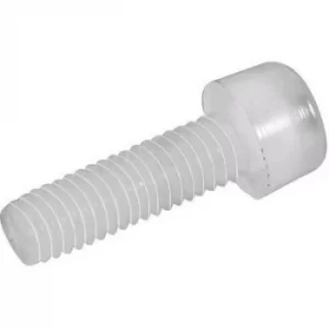 Image of TOOLCRAFT 830280 Allen screws M3 15mm Hex socket (Allen) DIN 912 Plastic, Polyamide 10 pc(s)