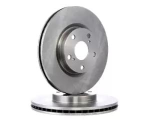 Image of RIDEX Brake disc TOYOTA 82B0159 4351205080,435120F010,43512YZZAA Brake rotor,Brake discs,Brake rotors