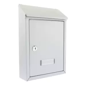 Image of Sterling Avon Compact Post Box - Silver