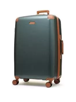 Image of Rock Luggage Carnaby UYG7P 8 Wheel Hardshell Large Emerald Green Suitcase