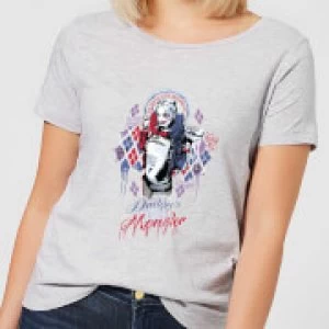 Image of DC Comics Suicide Squad Daddys Lil Monster Womens T-Shirt - Grey - M