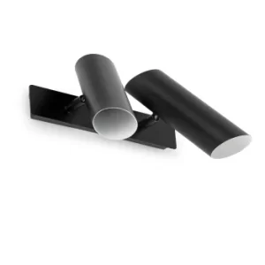 Image of Link 2 Light Indoor Adjustable Wall Spotlight White, Black, E27