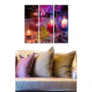 Image of MDF151702142 Multicolor Decorative MDF Painting (3 Pieces)