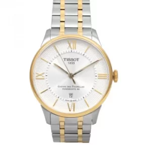 Image of T-Classic Chemin Des Tourelles Powermatic 80 Automatic Silver Dial Mens Watch