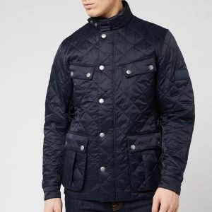 Image of Barbour International Mens Ariel Quilt Jacket - Navy - M