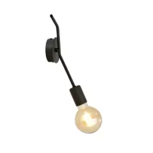 Image of Emibig Frix Black Contemporary Wall Lamp 1x E27