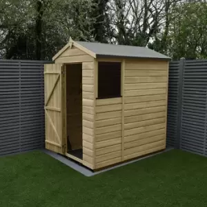 Image of 6' x 4' Forest Beckwood 25yr Guarantee Shiplap Pressure Treated Apex Wooden Shed (1.88m x 1.34m)