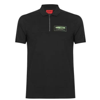 Image of Hugo Boss Dalbert Polo Shirt Black Size L Men
