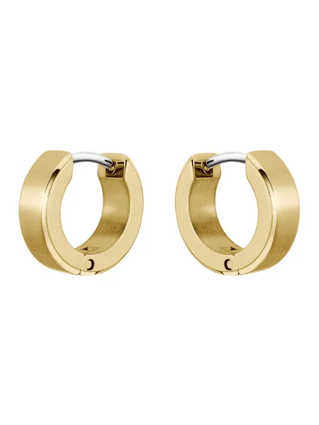 Image of BOSS 1580655 Odell Gold-Tone Stainless Steel Hoop Jewellery