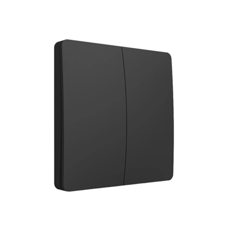 Image of Ener-J 2 Gang Wireless Kinetic Switch Dimmable/Non Dimmable (black body) 21473AWUK