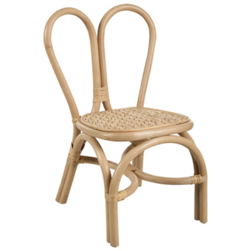 Image of Beliani Kids Chair Desimi Rattan Natural