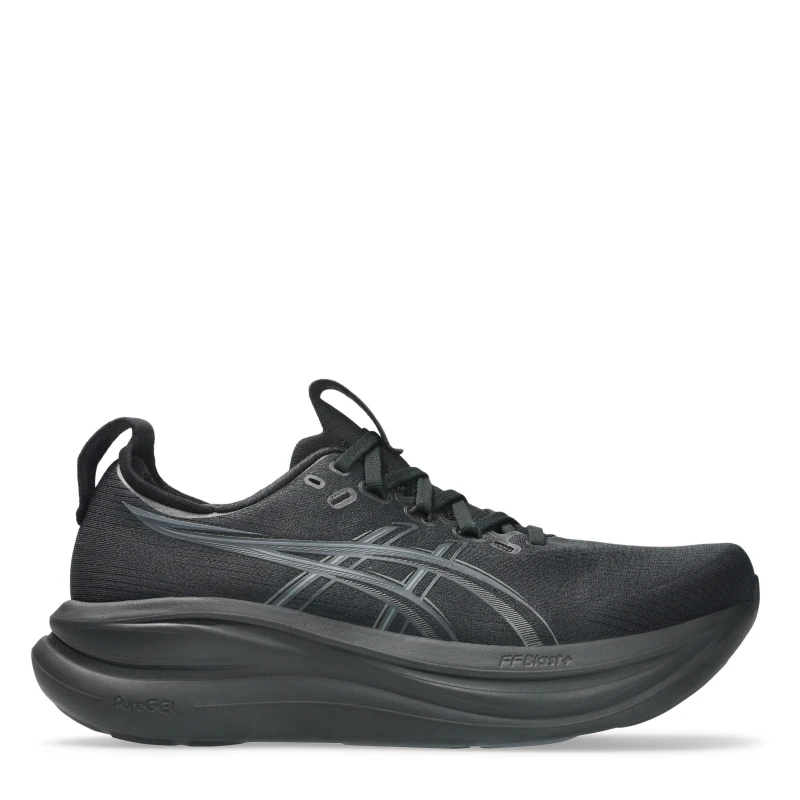 Image of Asics Gel-Nimbus 28 Mens Running Shoes Black/Grey male 9 (44)
