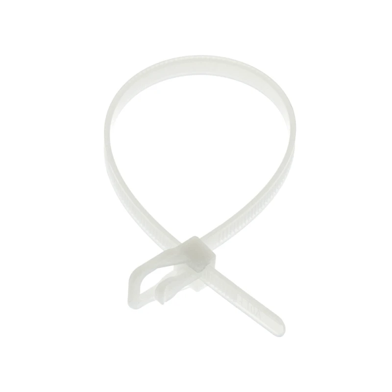 Image of Cablenet Cablenet EVT-S08NL-TA cable tie Releasable cable tie Nylon White 100 pc(s) EVT-S08NL-TA