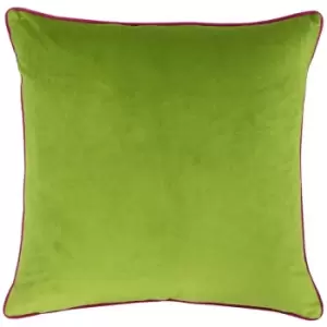 Image of Riva Home Meridian Cushion Cover (55 x 55cm) (Lime/Hot Pink) - Lime/Hot Pink