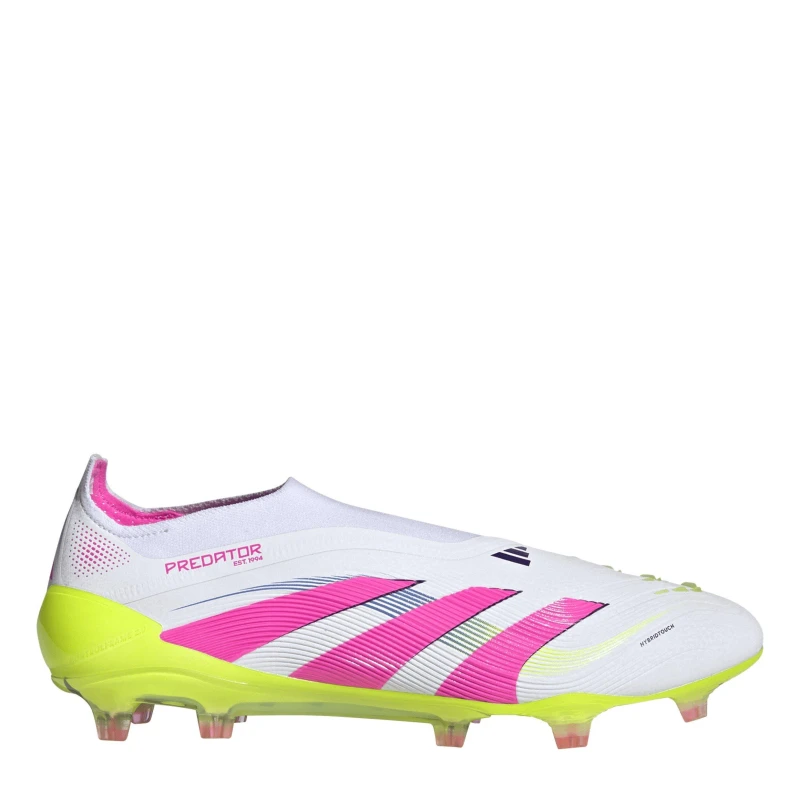 Image of adidas Kids Predator Firm Ground Football Boots Wht/Pink/Lem unisex 5.5 (38.5)