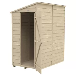 Image of Forest Garden 6 x 3ft Small Lean-To Pressure Treated Windowless Shed with Assembly