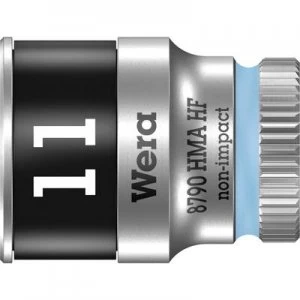 Image of Wera 8790 HMA 05003726001 Hex head Bits 11mm 1/4 (6.3 mm)