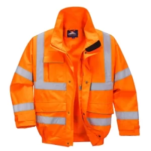 Image of PWR Hi Vis Extreme Bomber Jacket Orange M