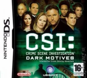 Image of CSI Crime Scene Investigation Dark Motives Nintendo DS Game
