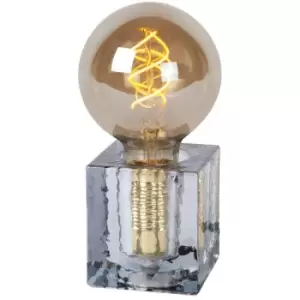 Image of Lucide GELKA - Table Lamp - 1xE27 - Smoke Grey