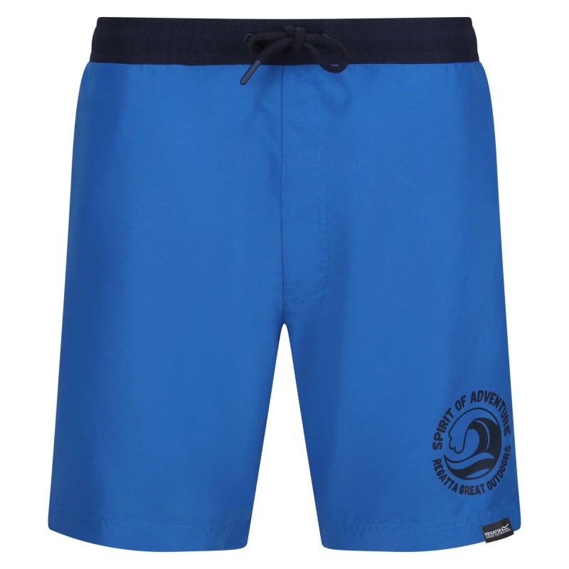 Image of Regatta 'Bentham' Swim Shorts Bright Blue