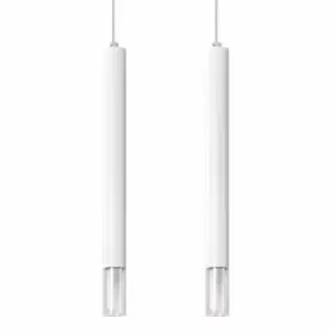 Image of Sollux Pendant Lamp Wezyr 2 White