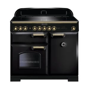 Image of Rangemaster 115570 CDL100EIBL-B Classic Deluxe 100cm Induction Range Cooker Black-B