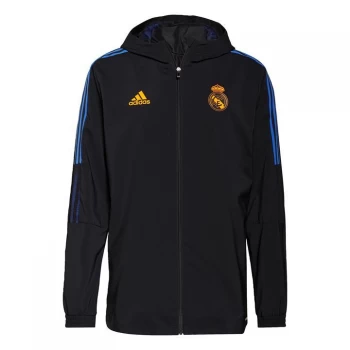 Image of adidas Real Madrid Tiro Presentation Track Top Mens - Black