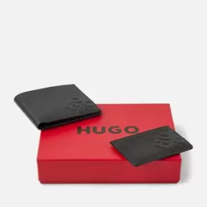 Image of HUGO Mens 8 Slot Card Holder Gift Set - Black