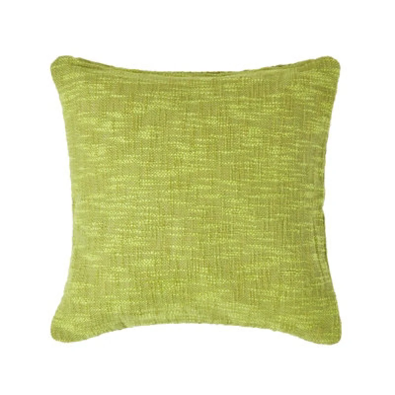 Image of Homescapes Nirvana Cotton Green Cushion Cover, 45 X 45 Cm