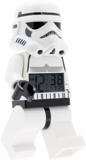 Image of LEGO Star Wars Stormtrooper Minifigure Alarm Clock