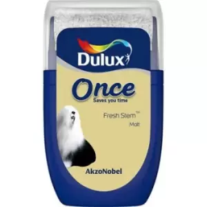 Image of Dulux Once Fresh Stem Matt Emulsion Paint 30ml