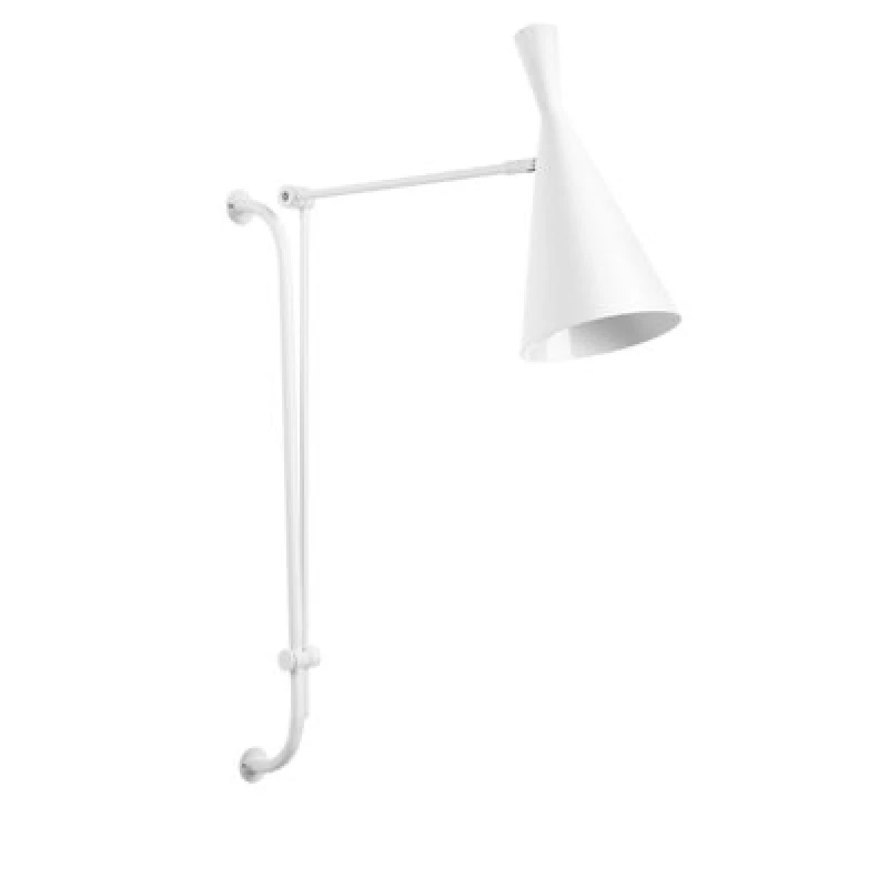 Image of Beliani Wall Lamp Marisa Adjustable Metal White