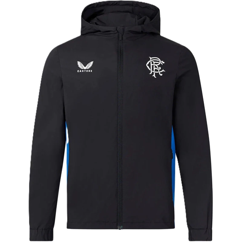 Image of Castore Rangers United Training Jacket 2023 2024 Mens - Black S