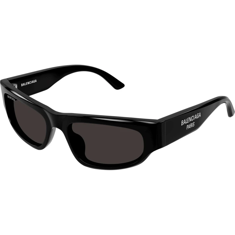 Image of Balenciaga Bal S Rectangle Sun 00 Black unisex One Size