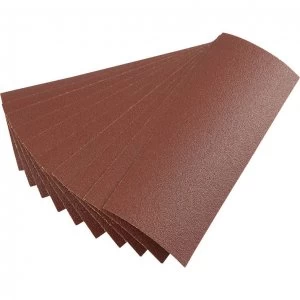 Image of Draper Clip On 1/3 Sanding Sheets 92mm x 232mm 80g Pack of 10