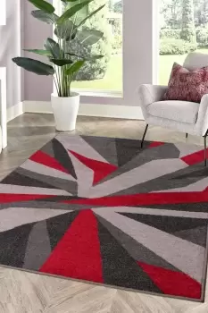 Image of Spirit Astra Rug - Size: 120x170cm - Red - Print