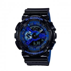 Image of Casio Blue And Black 'G-Shock' Chronograph Watch - GA-110LPA-1AER