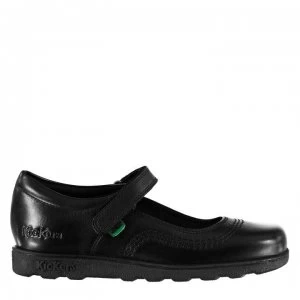 Image of Kickers Fragma Mary Janes Child Girls - Black