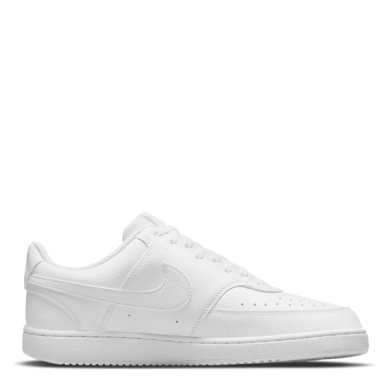 Image of Nike Court Vision Low Trainers Mens Triple White male 7 (41)