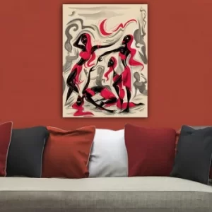 Image of 235595086_70100 Multicolor Decorative Canvas Painting