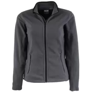 Image of Tee Jays Womens/Ladies Full Zip Active Lightweight Fleece Jacket (S) (Dark Grey)