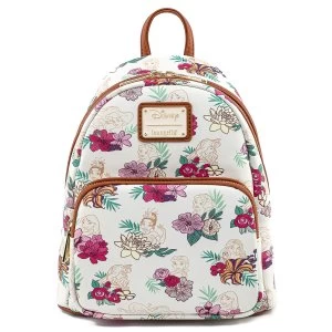 Image of Loungefly Disney Princess Floral Mini Backpack