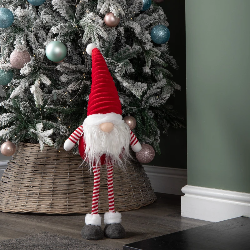 Image of 67cm Standing Plush Christmas Gonk with Grooved Hat in Red