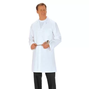 Image of Portwest Mens Triple Pocket Food Coat White S